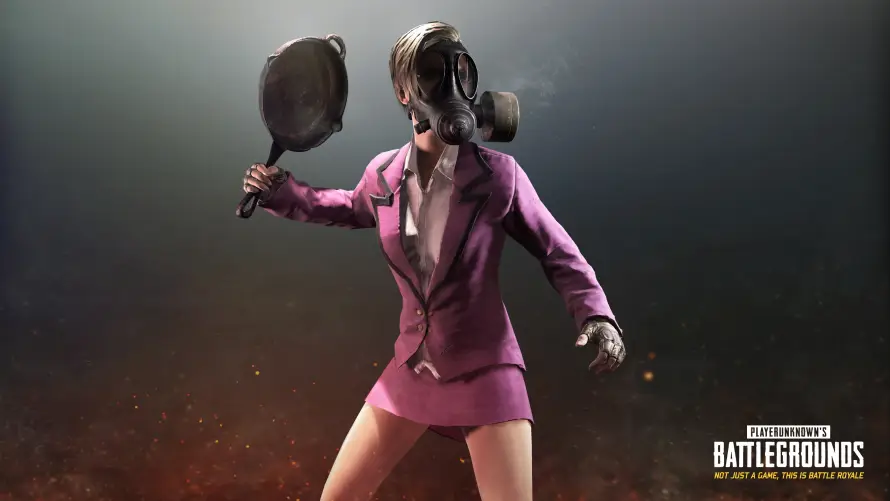 4k平底锅壁纸-PUBG - 女性角色-粉色外套「哲风壁纸」