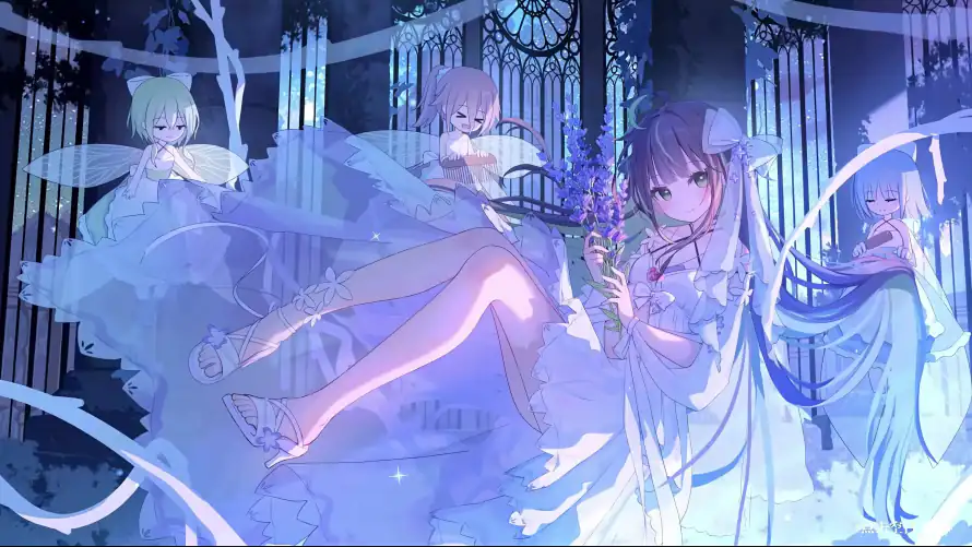 4k少女壁纸-梦幻 - 二次元-动态壁纸「哲风壁纸」
