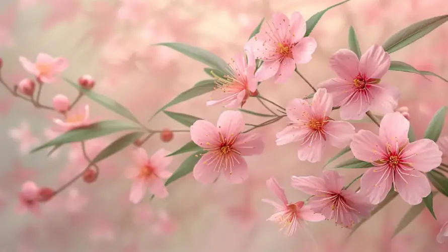 2k樱花壁纸-花 - 花丛-花瓣「哲风壁纸」
