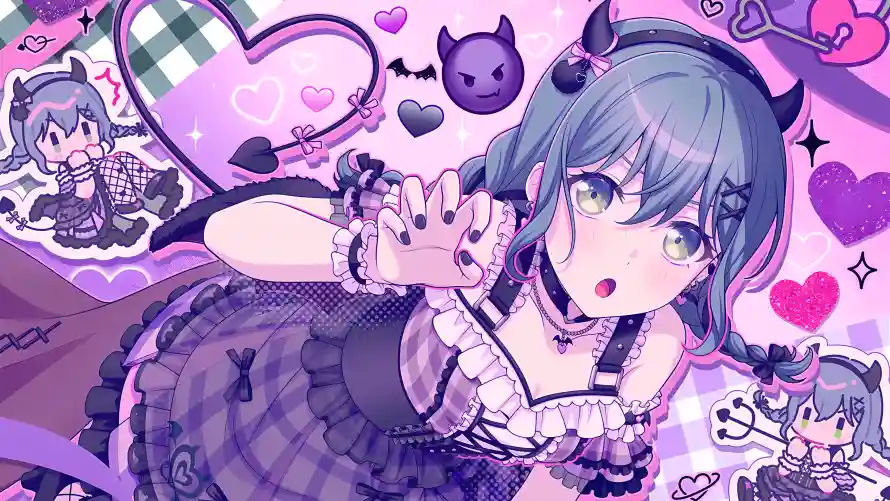 4k爱心壁纸-猫耳 - 双马尾-洛丽塔「哲风壁纸」