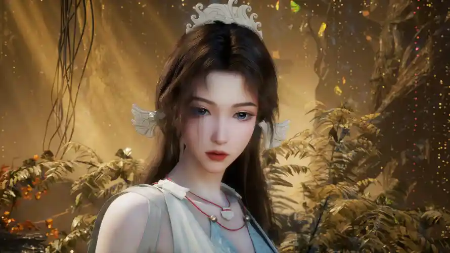 4k古风壁纸-女性 - 宋玉-白衣「哲风壁纸」