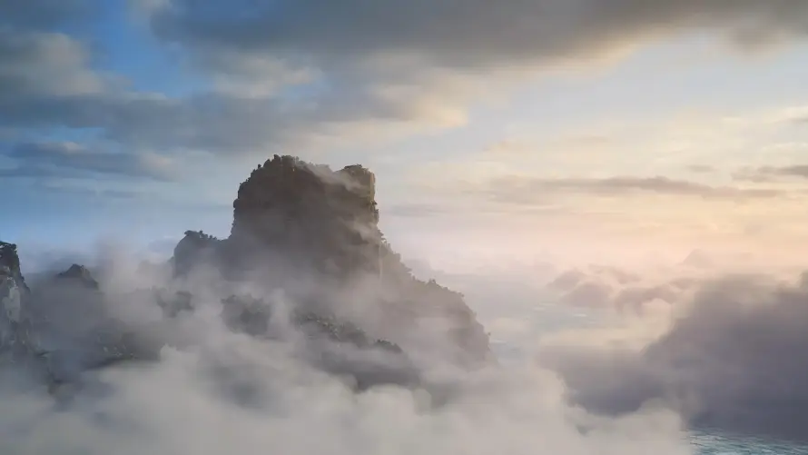 8k云雾壁纸-仙侠 - 天空-山峰「哲风壁纸」