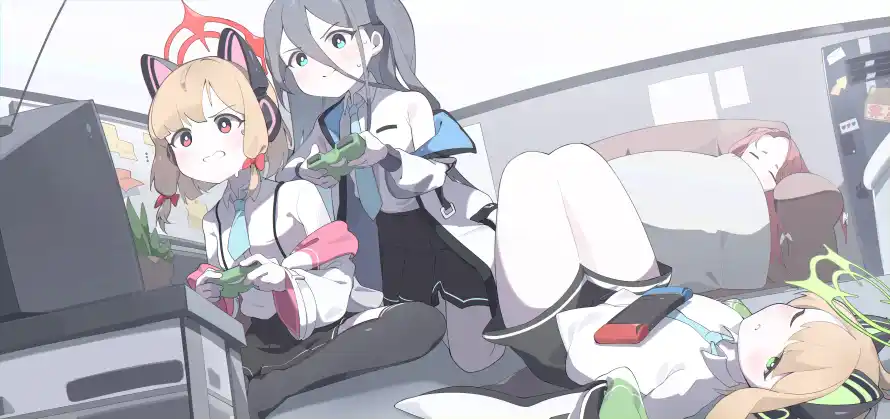 9k兽耳壁纸-制服 - 女孩-少女「哲风壁纸」