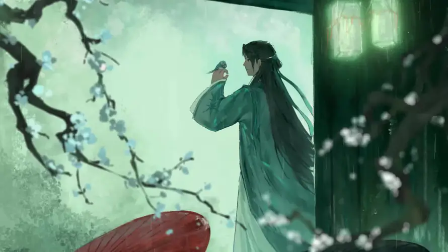 3k仙侠壁纸-古装 - 古风-樱花「哲风壁纸」