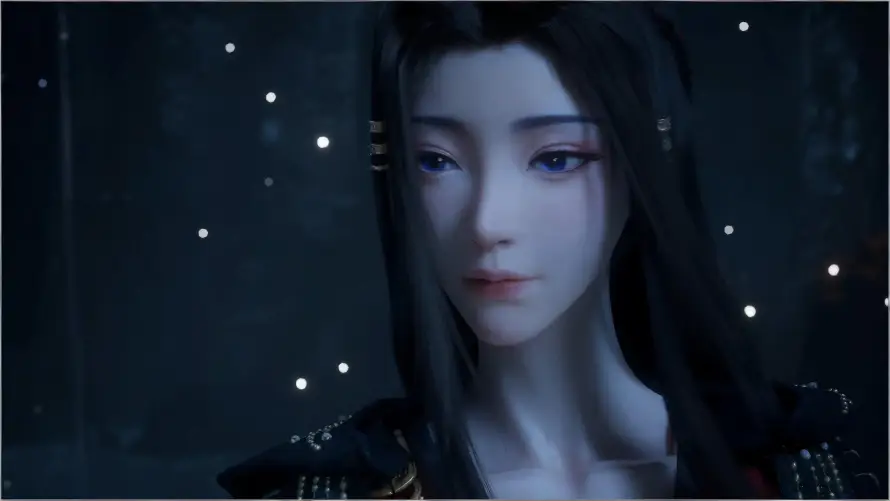 4k元瑶壁纸-古风 - 星空-长发「哲风壁纸」