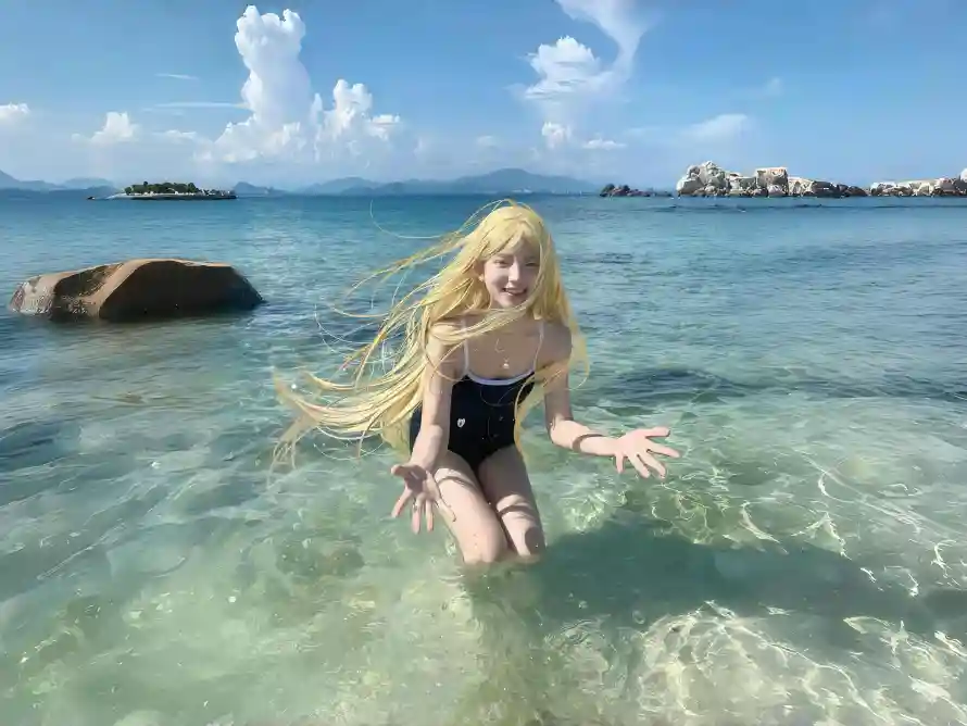 4k海岛壁纸-海水 - 蓝天-蓝色「哲风壁纸」