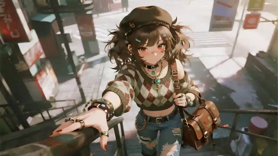3k复古壁纸-少女 - 帽子-日系「哲风壁纸」 3k复古壁纸-少女 - 帽子-日系「哲风壁纸」