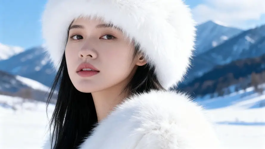 4k少女壁纸-清冷 - 纯洁-长发「哲风壁纸」