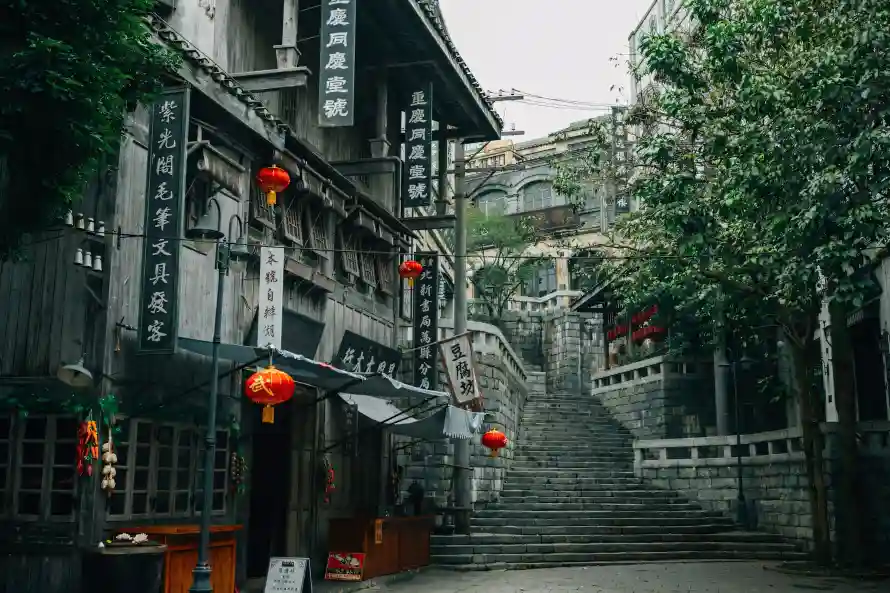 4k小巷壁纸 - 重庆 - 石板路 - 红灯笼「哲风壁纸」 4k小巷壁纸 - 重庆 - 石板路 - 红灯笼「哲风壁纸」
