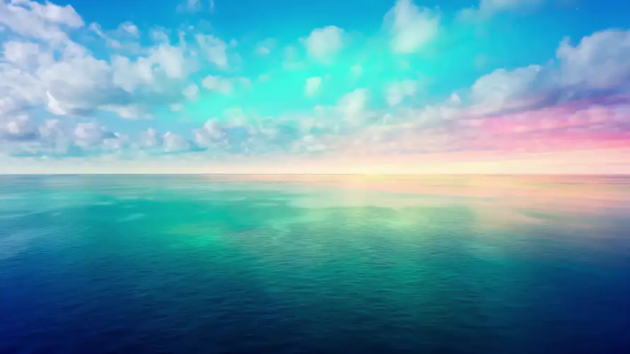 4k云朵壁纸-大海 - 宁静-海面「哲风壁纸」