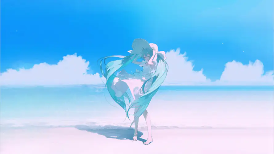 4k沙滩壁纸-海浪 - 海边-蓝发「哲风壁纸」