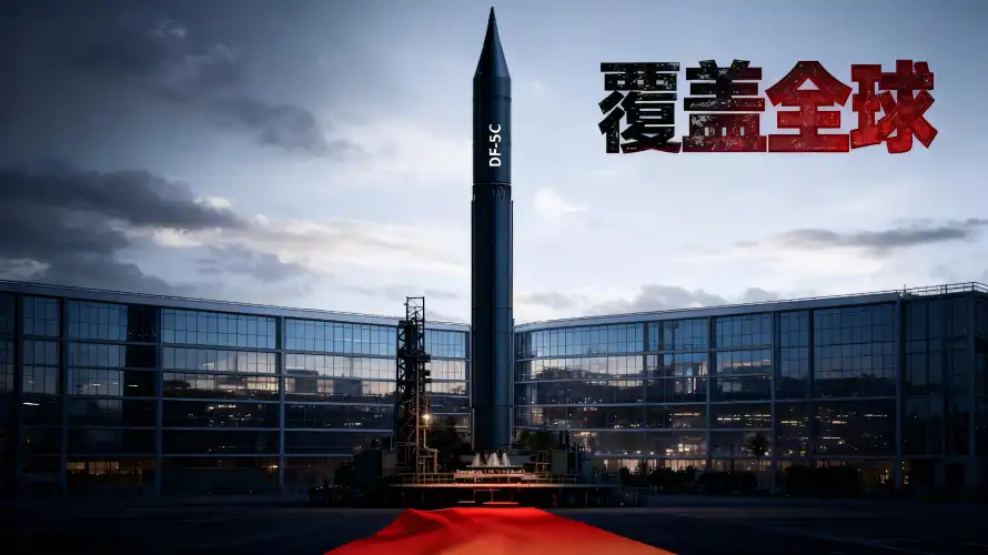 3k军事壁纸-导弹 - 红地毯-东风5C「哲风壁纸」