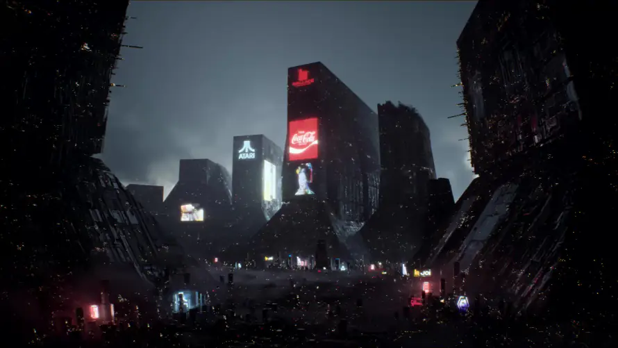 4k夜景壁纸-暗黑 - 霓虹-高楼「哲风壁纸」