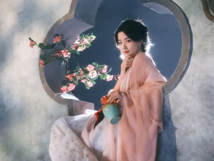 12k古风壁纸-梅花 - 汉服-美女「哲风壁纸」