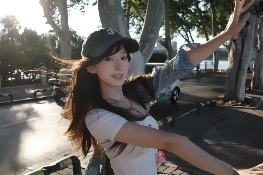 3k城市壁纸-女生 - 户外-树木「哲风壁纸」
