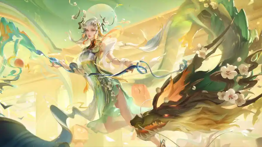 2k古风壁纸-龙 - 大乔-王者荣耀「哲风壁纸」