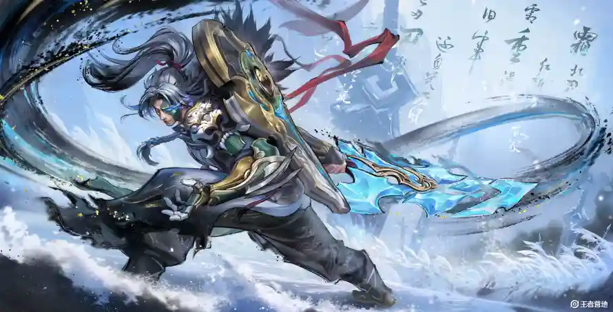 8k插画壁纸-武器 - 铠甲-风雪「哲风壁纸」