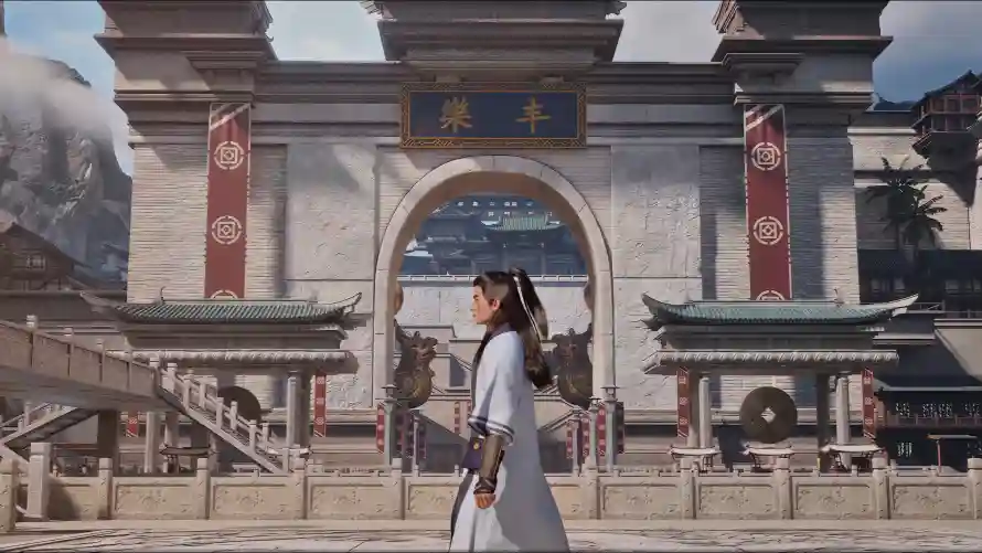 4k古装壁纸-韩立 - 修仙场景-古风建筑「哲风壁纸」