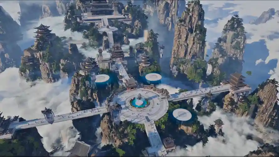 4k云雾壁纸-山峰 - 风景-仙侠场景「哲风壁纸」