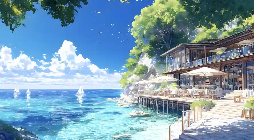 2k帆船壁纸-房屋 - 海景-海边「哲风壁纸」
