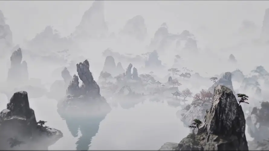 4k云雾壁纸-仙侠 - 奇峰-山水「哲风壁纸」