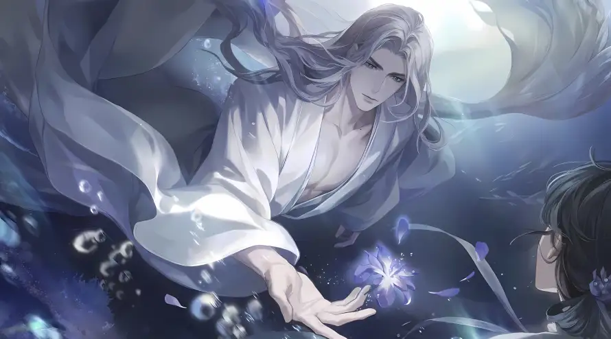 2k互动壁纸-古风 - 梦幻-白衣「哲风壁纸」