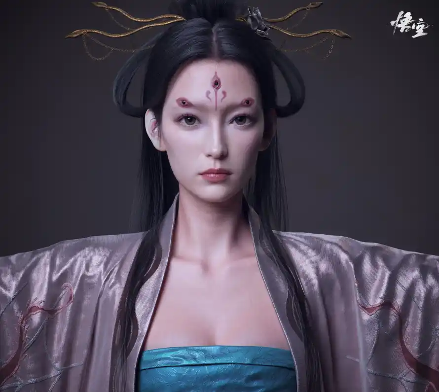 2kcg壁纸-古装 - 古风-蓝裙「哲风壁纸」
