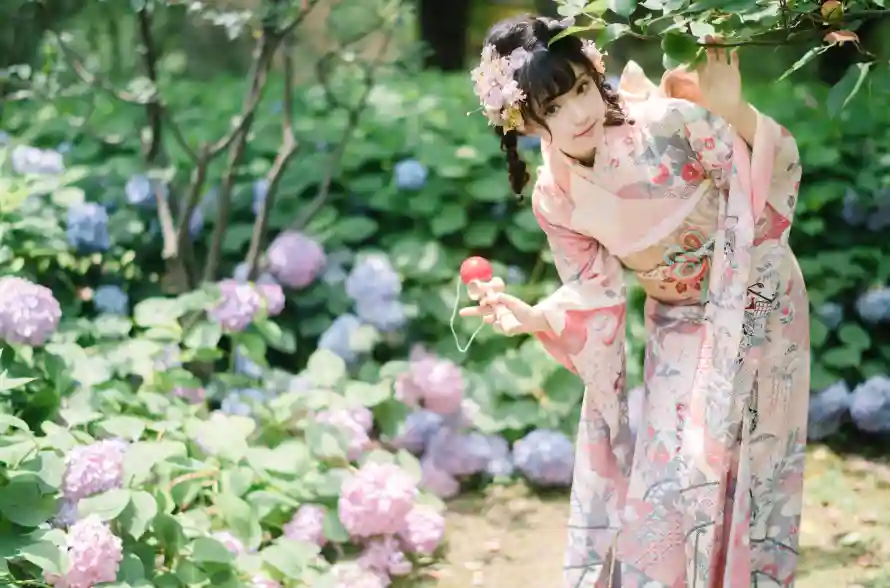 8k写真壁纸-古风 - 和服-美女「哲风壁纸」