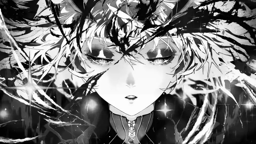 4k插画壁纸-索拉 - 黑白-艺术感「哲风壁纸」
