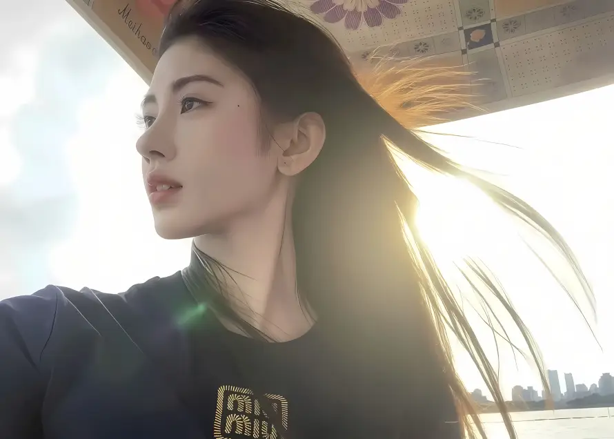 2k户外壁纸-明星 - 美女-长发「哲风壁纸」