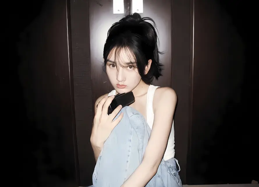 2k明星壁纸-美女 - 宋祖儿-深色背景「哲风壁纸」