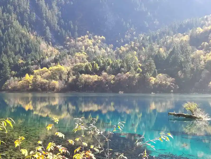 4k倒影壁纸-山林 - 湖水-秋景「哲风壁纸」