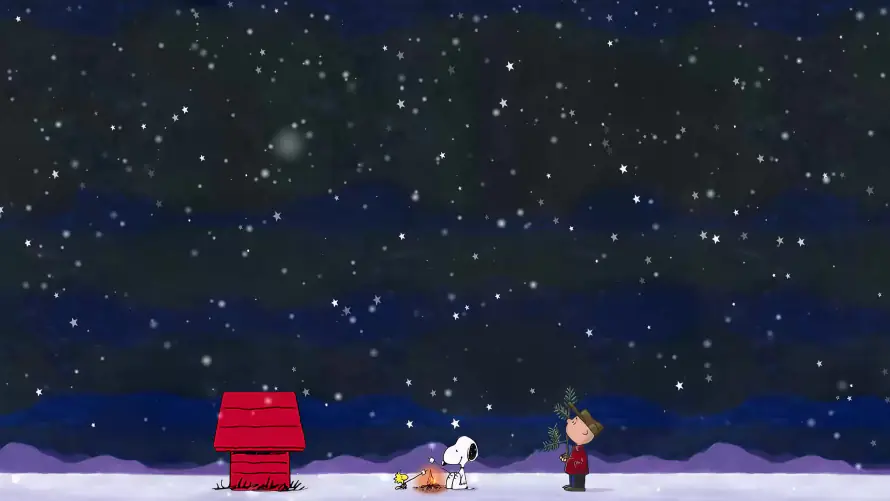4k下雪壁纸-动漫 - 夜晚-星空「哲风壁纸」