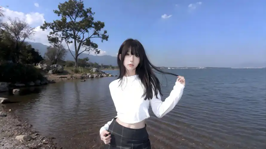 3k海景壁纸-海边 - 白衣-短裙「哲风壁纸」 3k海景壁纸-海边 - 白衣-短裙「哲风壁纸」
