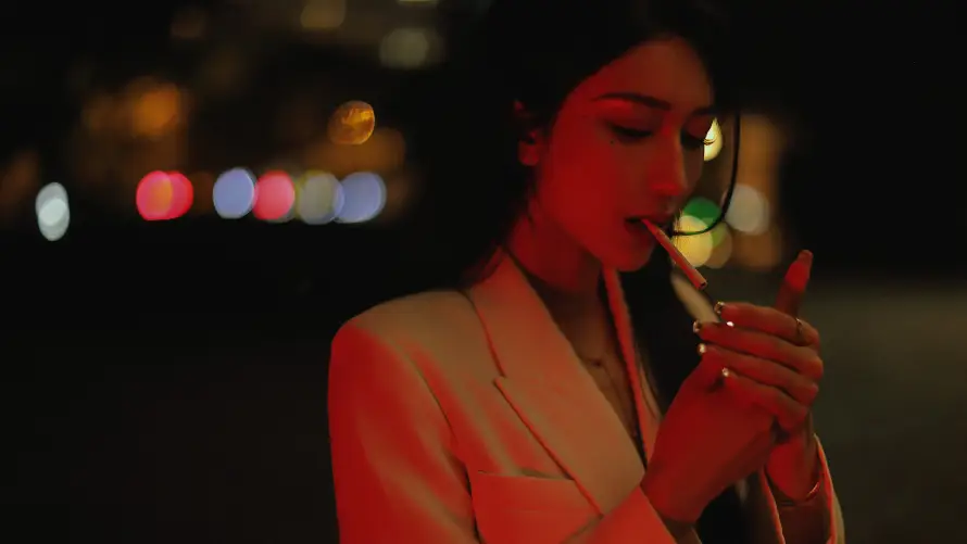 8k光斑壁纸-夜景 - 御姐-性感「哲风壁纸」