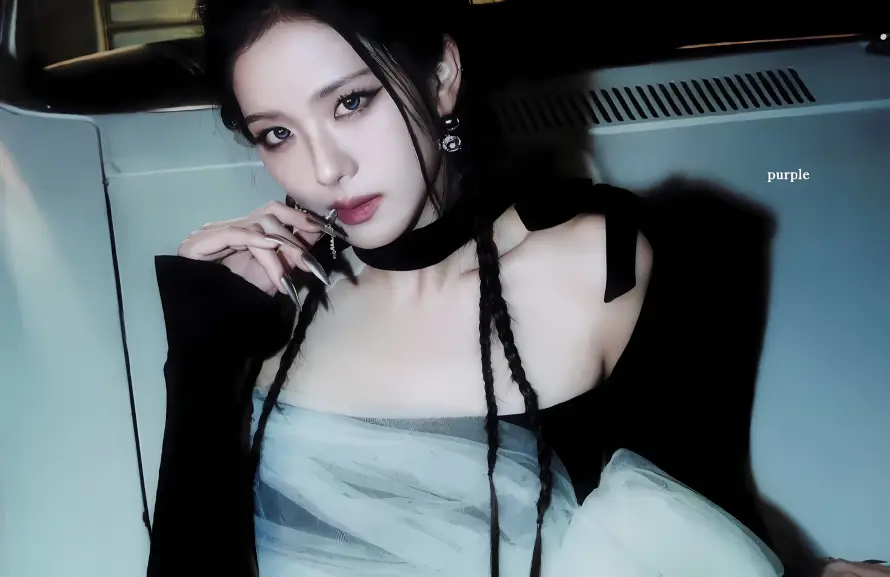 2k时尚壁纸-美女 - 项圈-黑衣「哲风壁纸」