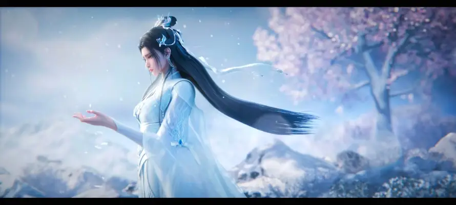 2k仙侠壁纸-雪 - 动漫-古风「哲风壁纸」