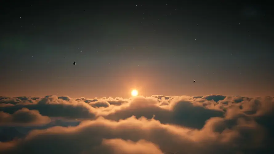 4k云海壁纸-日出 - 霞光-风景「哲风壁纸」