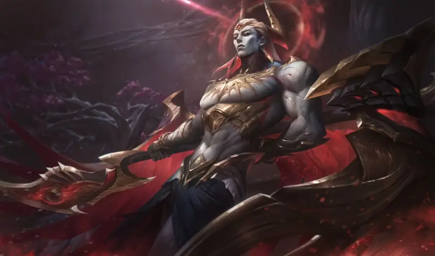 2k凯隐壁纸-暗黑 - 红色-LOL「哲风壁纸」