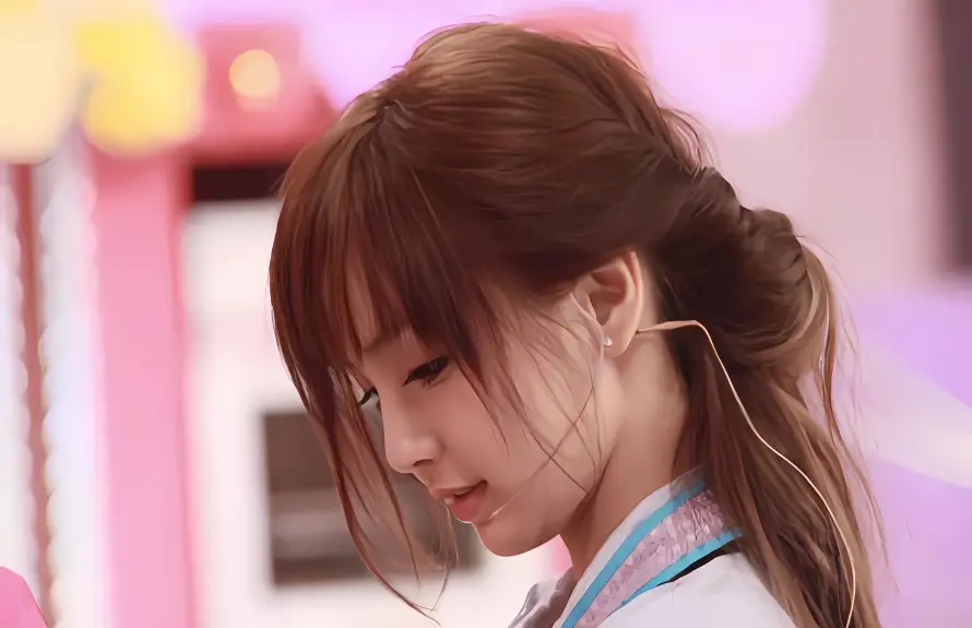 2k早期壁纸-杨颖 - 甜美-马尾「哲风壁纸」