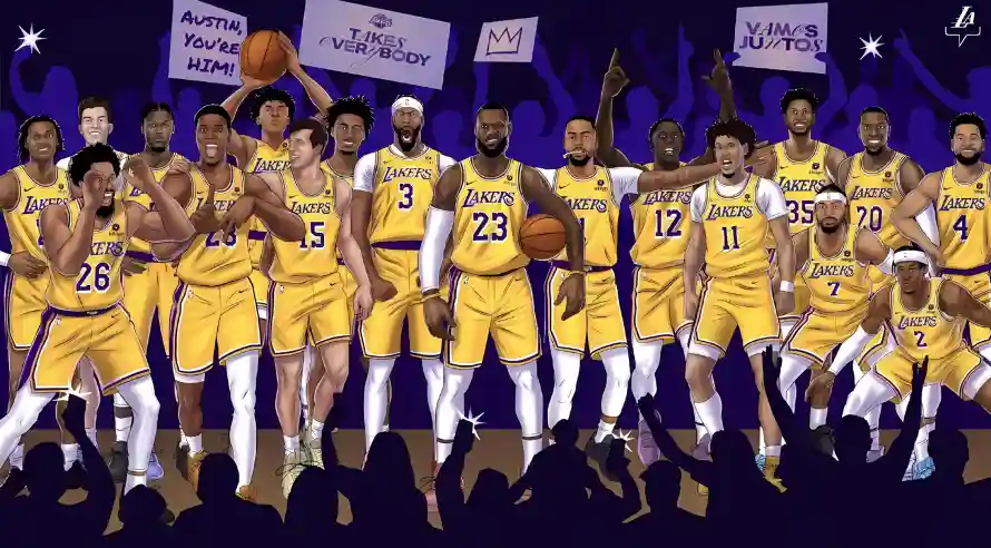 2k球员壁纸-篮球 - NBA-湖人队「哲风壁纸」