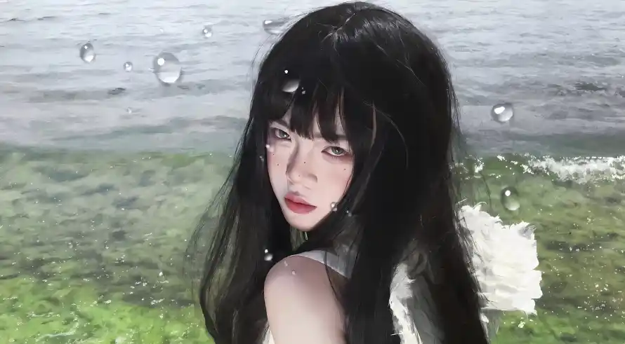 2k水域壁纸-水滴 - 清新-白衣「哲风壁纸」