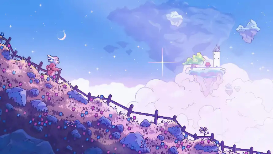 4k云朵壁纸-卡通 - 梦幻-花丛「哲风壁纸」