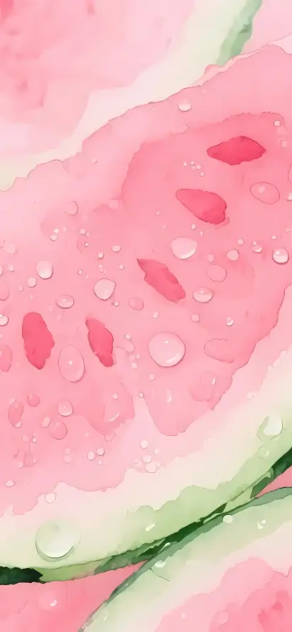 4k切片壁纸 - 水墨 - 水彩 - 水果「哲风壁纸」
