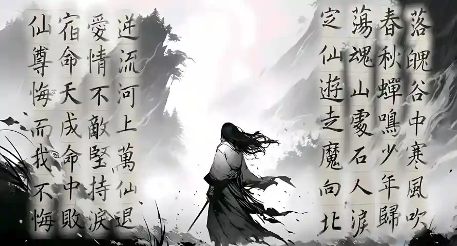 2k修仙壁纸-古风 - 文字-方圆「哲风壁纸」