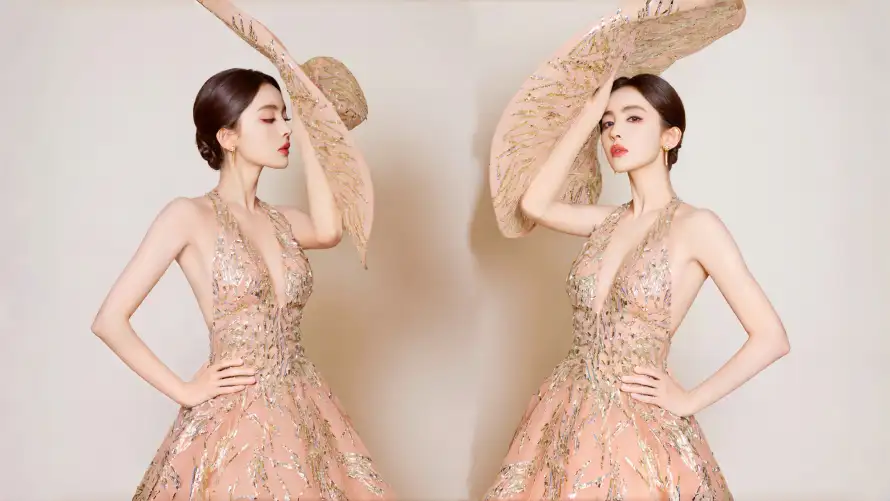 2k优雅壁纸-写真 - 帽子-礼服「哲风壁纸」
