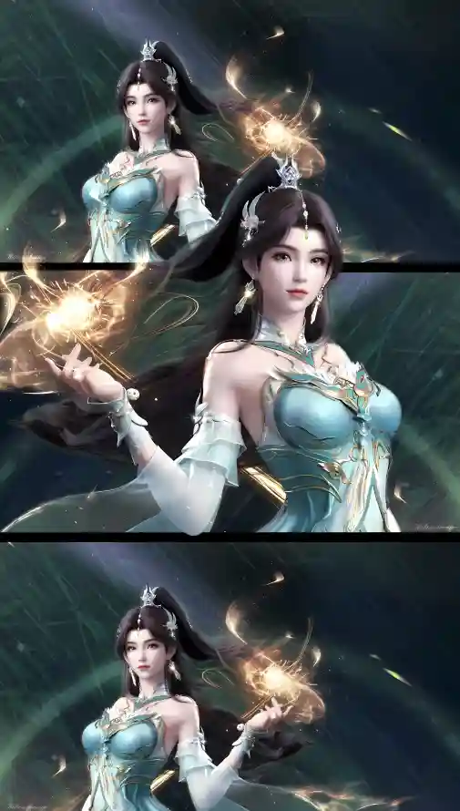 4k萧熏儿壁纸 - 动漫角色 - 古风服饰 - 斗气特效「哲风壁纸」