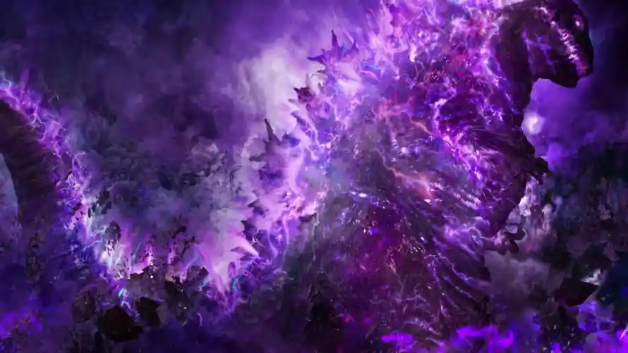 4k怪兽壁纸-科幻 - 紫色-哥斯拉「哲风壁纸」