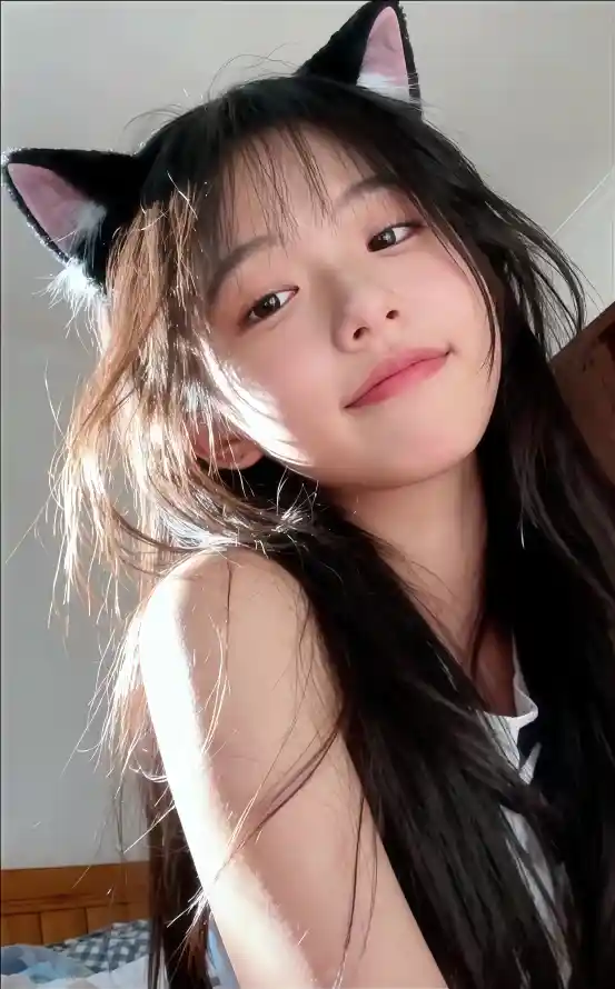 4k可爱壁纸 - 吊带 - 少女 - 猫耳「哲风壁纸」