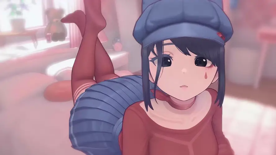 4k帽子壁纸-jk - 二次元-动漫女孩「哲风壁纸」